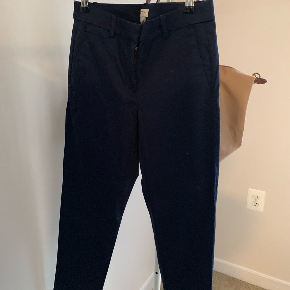 Navy J. Crew Dress Pants